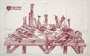 Curious anatomys' tea towel