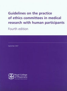 Guidelines on the practice of ethics committees in medical research with human participants